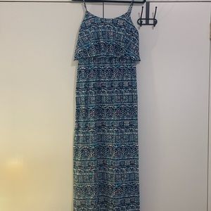 Printed maxi dress